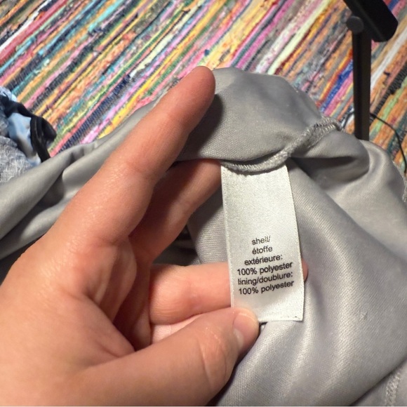 Vintage Y2K Black & White Rose Floral Lace Tank – Fits M - Picture 4 of 5